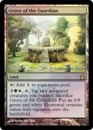 Grove of the Guardian 240 274 Selesnya Prerelease Foil Promo Magic The Gathering Promo Cards Grove of the Guardian 240 274 Selesnya Prerelease Foil Promo Magic The Gathering Promo Cards