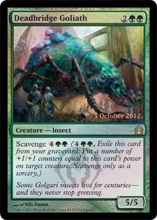 Deadbridge Goliath Launch Foil Promo Magic The Gathering Promo Cards Deadbridge Goliath Launch Foil Promo Magic The Gathering Promo Cards