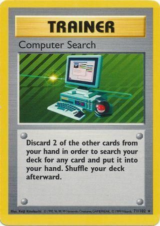 Computer Search 71 102 Rare Shadowless Base Set Shadowless Singles Computer Search 71 102 Rare Shadowless Base Set Shadowless Singles