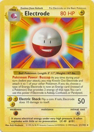 Electrode - Base Set Shadowless - Pokemon | TrollAndToad