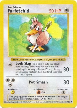 Pokemon TCG - (Uncommon) - Farfetch'd LV.20