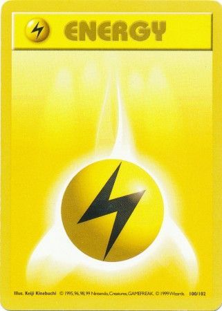 Lightning Energy 100 102 Common Shadowless Lightning Energy 100 102 Common Shadowless