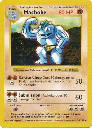 Machoke - Base Set Shadowless - Pokemon | TrollAndToad