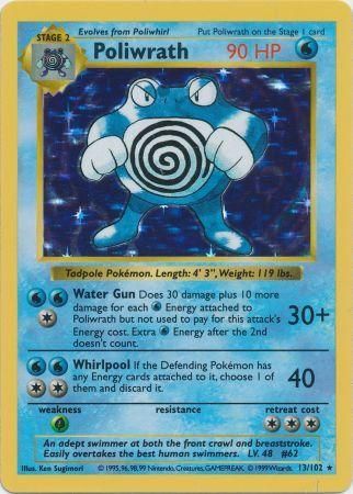 Poliwrath - Base Set Shadowless - Pokemon | TrollAndToad