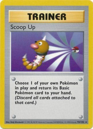 Scoop Up 78 102 Rare Shadowless Scoop Up 78 102 Rare Shadowless