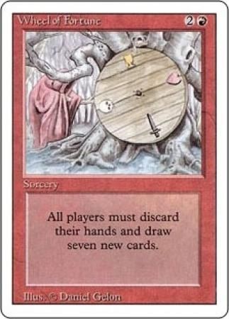 Condition: Good * Wheel of Fortune MTG REVISED 3RD EDITION