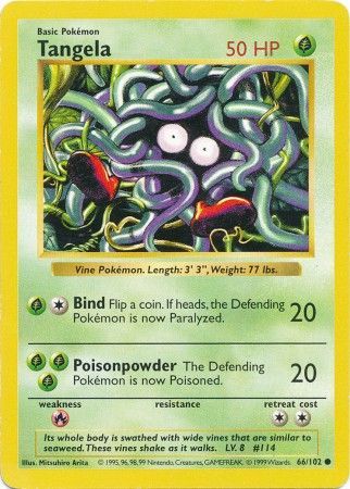 Tangela 66 102 Common Shadowless Tangela 66 102 Common Shadowless