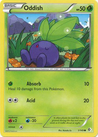 Oddish 1 149 Common Black White 7 Boundaries Crossed Singles Oddish 1 149 Common Black White 7 Boundaries Crossed Singles