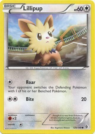 Lillipup 120 149 Common Black White 7 Boundaries Crossed Singles Lillipup 120 149 Common Black White 7 Boundaries Crossed Singles