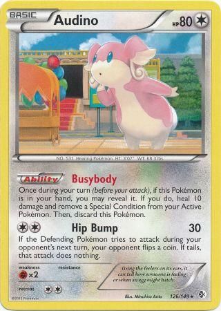 Audino 126 149 Rare Black White 7 Boundaries Crossed Singles Audino 126 149 Rare Black White 7 Boundaries Crossed Singles