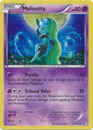 Pokémon TCG Meloetta EX RC11/RC25