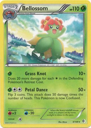 Bellossom 4 149 Rare Black White 7 Boundaries Crossed Singles Bellossom 4 149 Rare Black White 7 Boundaries Crossed Singles