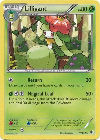 Lilligant 17 149 Rare Black White 7 Boundaries Crossed Singles Lilligant 17 149 Rare Black White 7 Boundaries Crossed Singles