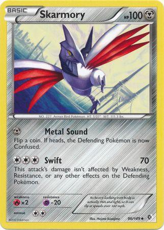 Skarmory 96 149 Uncommon Black White 7 Boundaries Crossed Singles Skarmory 96 149 Uncommon Black White 7 Boundaries Crossed Singles