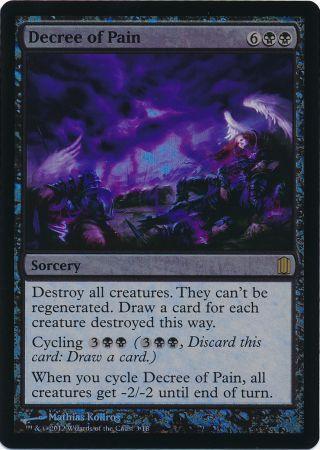 Decree of Pain Foil Commander s Arsenal Singles Decree of Pain Foil Commander s Arsenal Singles