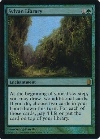 Sylvan Library Foil Commander s Arsenal Singles Sylvan Library Foil Commander s Arsenal Singles
