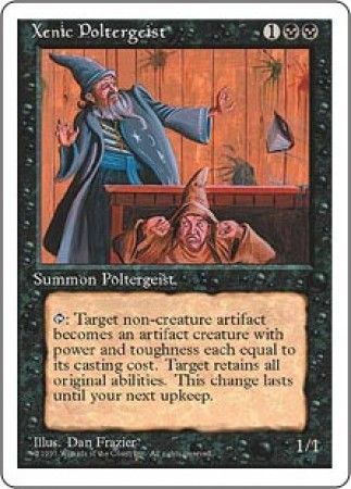 Xenic Poltergeist MTG 4th Edition Magic Cards Singles Xenic Poltergeist MTG 4th Edition Magic Cards Singles