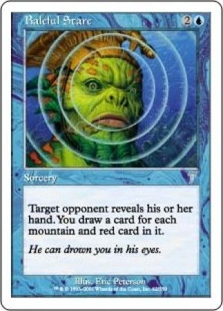 Baleful Stare MTG 7th Edition Singles Baleful Stare MTG 7th Edition Singles