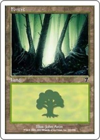 Forest 330 MTG 7th Edition Singles Forest 330 MTG 7th Edition Singles