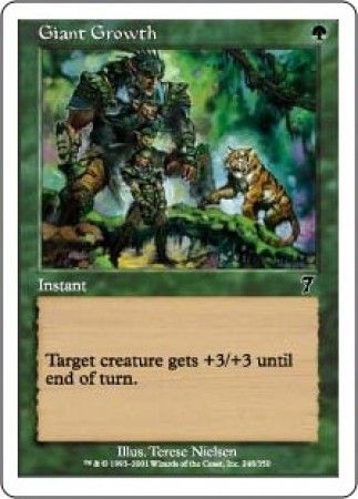 Giant Growth MTG 7th Edition Singles Giant Growth MTG 7th Edition Singles