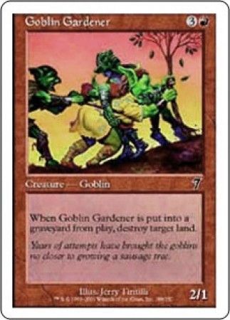 Goblin Gardener MTG 7th Edition Singles Goblin Gardener MTG 7th Edition Singles