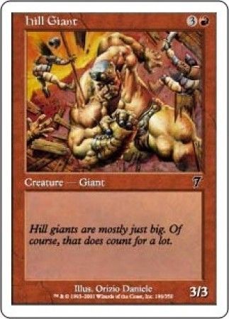 Hill Giant MTG 7th Edition Singles Hill Giant MTG 7th Edition Singles