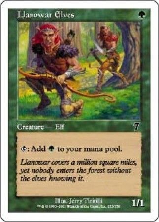 Llanowar Elves MTG 7th Edition Singles Llanowar Elves MTG 7th Edition Singles