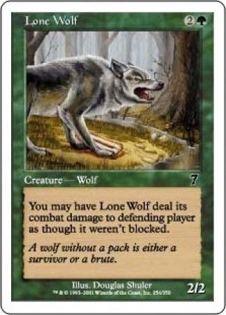 Lone Wolf - MTG 7th Edition - Magic | TrollAndToad