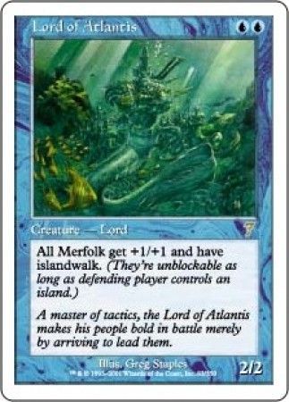 Lord of Atlantis MTG 7th Edition Singles Lord of Atlantis MTG 7th Edition Singles