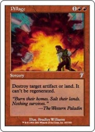 Pillage MTG 7th Edition Singles Pillage MTG 7th Edition Singles