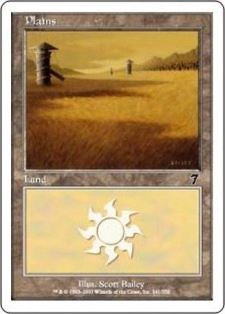 Plains 341 MTG 7th Edition Singles Plains 341 MTG 7th Edition Singles
