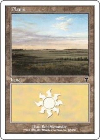 Plains 343 MTG 7th Edition Singles Plains 343 MTG 7th Edition Singles