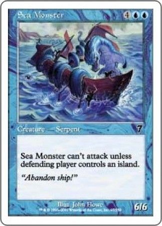 Sea Monster MTG 7th Edition Singles Sea Monster MTG 7th Edition Singles