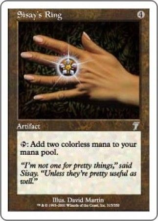 Sisay s Ring MTG 7th Edition Singles Sisay s Ring MTG 7th Edition Singles