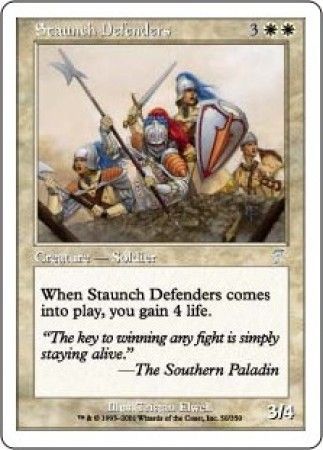 Staunch Defenders MTG 7th Edition Singles Staunch Defenders MTG 7th Edition Singles