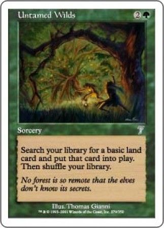Untamed Wilds MTG 7th Edition Singles Untamed Wilds MTG 7th Edition Singles