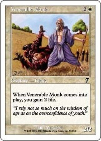 Venerable Monk MTG 7th Edition Singles Venerable Monk MTG 7th Edition Singles