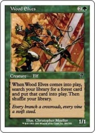 Wood Elves MTG 7th Edition Singles Wood Elves MTG 7th Edition Singles