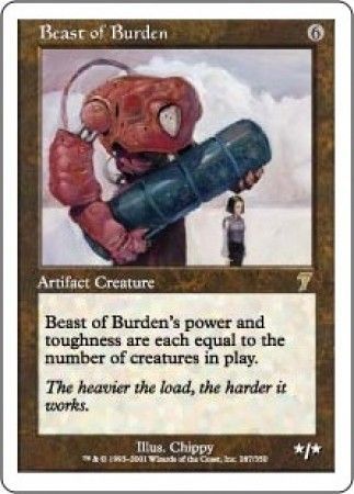 Beast of Burden MTG 7th Edition Singles Beast of Burden MTG 7th Edition Singles