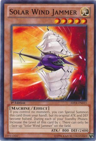 SOLAR WIND JAMMER ABYR-EN011 1st EDITION 2012 SERIES COMMON YTCG