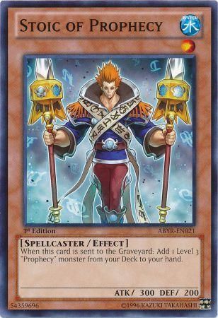STOIC OF PROPHECY ABYR-EN021 1st EDITION 2012 SERIES COMMON YTCG