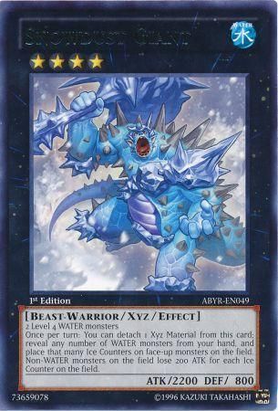 Snowdust Giant ABYR EN049 Rare 1st Edition Abyss Rising 1st Edition Singles Snowdust Giant ABYR EN049 Rare 1st Edition Abyss Rising 1st Edition Singles