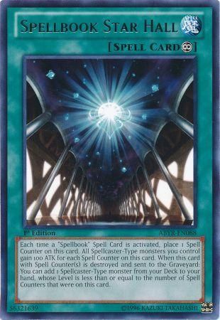 Spellbook Star Hall ABYR EN088 Rare 1st Edition Spellbook Star Hall ABYR EN088 Rare 1st Edition