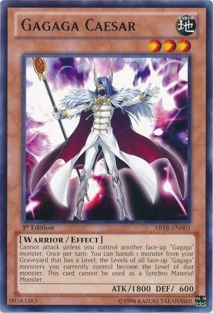 Gagaga Caesar ABYR EN001 Rare 1st Edition Abyss Rising 1st Edition Singles Gagaga Caesar ABYR EN001 Rare 1st Edition Abyss Rising 1st Edition Singles