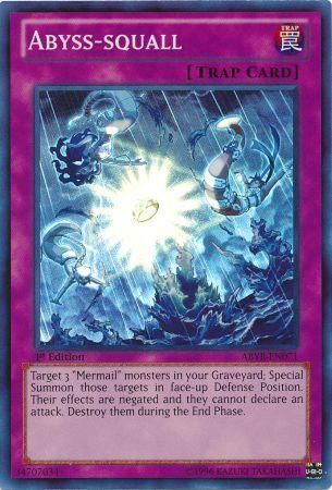 Abyss squall ABYR EN071 Super Rare 1st Edition Abyss squall ABYR EN071 Super Rare 1st Edition