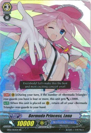 Bermuda Princess Lena EB02 003EN Double Rare RR Extra Booster 2 Banquet of Divas Singles Bermuda Princess Lena EB02 003EN Double Rare RR Extra Booster 2 Banquet of Divas Singles