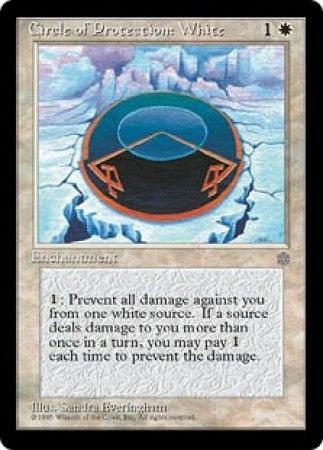 Circle of Protection White Ice Age Singles Circle of Protection White Ice Age Singles