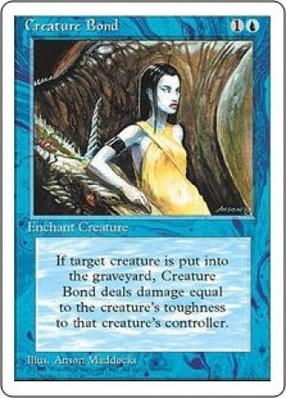 Creature Bond MTG 4th Edition Magic Cards Singles Creature Bond MTG 4th Edition Magic Cards Singles
