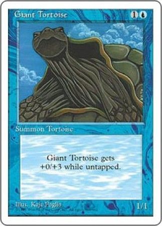Giant Tortoise MTG 4th Edition Magic Cards Singles Giant Tortoise MTG 4th Edition Magic Cards Singles