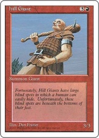 Hill Giant MTG 4th Edition Magic Cards Singles Hill Giant MTG 4th Edition Magic Cards Singles